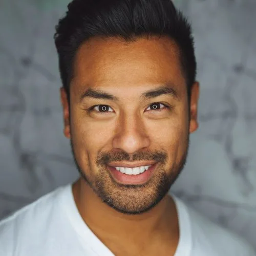 Smiling man ready to get tested